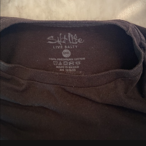 Men’s Salt Life Black Tee shirt - Picture 3 of 3